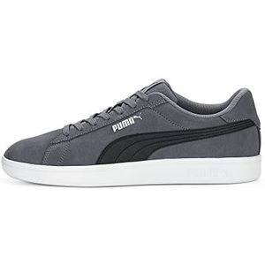 PUMA Sneaker SMASH 3.0 uniseks-volwassene Low top , GRAY TILE-PUMA BLACK-PUMA WHITE , 39 EU