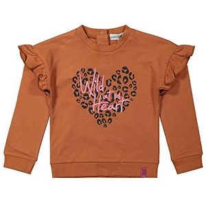 Koko Noko Sweater voor meisjes, Rusty Brown, 9 Maanden