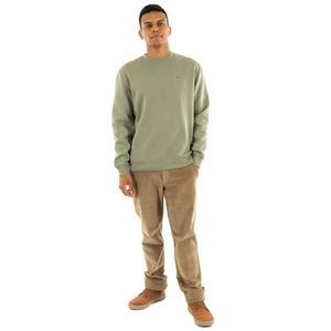 Tommy Jeans - Groene Flag Crew Sweater - Heren - Katoen