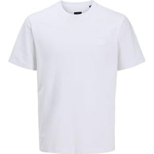 JACK & JONES Heren Jprblachandler SS Tee, wit (bright white), M