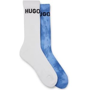 HUGO 2P QS RIB SMUDGE CC, Light/Pastel Blue455, 43-46 EU