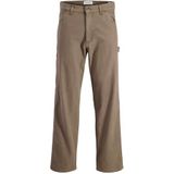 JACK & JONES Broek 'JPSTeddie JJCarpenter'  lichtbruin