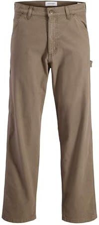 JACK & JONES Broek 'JPSTeddie JJCarpenter'  lichtbruin