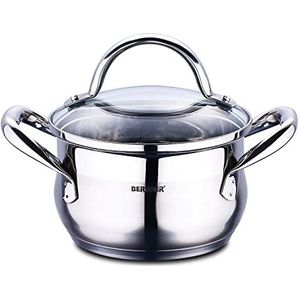 Bergner Gourmet Kookpan - 16 cm - 1,7 l - RVS