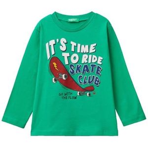 United Colors of Benetton T-shirt M/L, Groen, 18 mesi