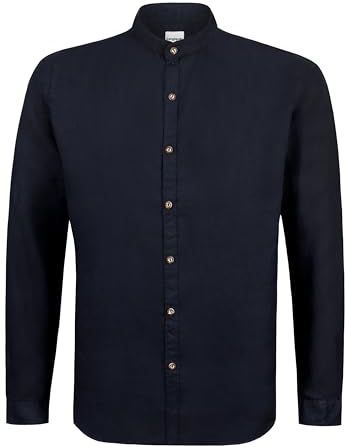 Bergfeuer Klederdrachthemd Vettel, donkerblauw, S