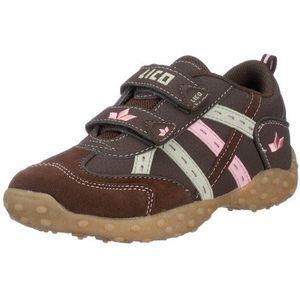 Lico Pauli V 500064, sneakers voor meisjes, bruin, (bruin-beige-roze), bruin, 34 EU