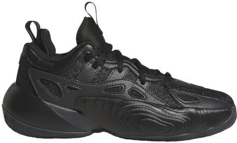 adidas - Trae Unlimited - Lage Schoenen - Core Zwart/Carbon/Solar Rood - Textiel