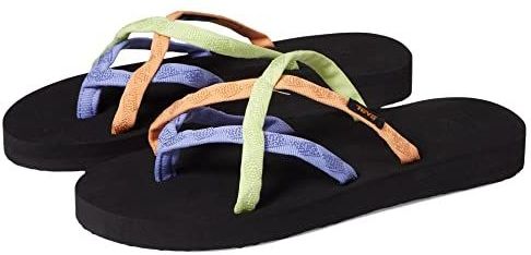 Teva Olowahu Teenslippers voor dames, Gemengde B Wind Multi, 39 EU
