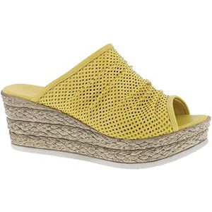 Andrea Conti Dames 1989605 sandalen, geel, 37 EU