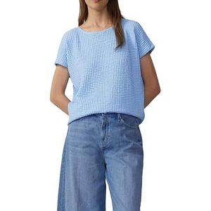 Relaxed Fit Shirt - Lichtblauw - Structuurlook