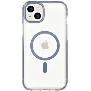 tech21 T21-9811 iPhone 14 Plus Evo Crystal compatibel met MagSafe - schokabsorberend en krasbestendig doorzichtig telefoonhoesje met 4,9 m FlexShock Multi-Drop Bescherming,Zwart Grafiet