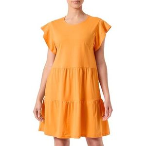 Vila Visummer S/S Dress /2, Sun Oranje, M