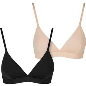 Urban Classics BH  nude / zwart