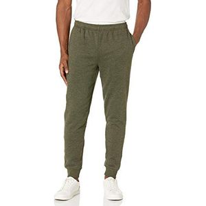 Amazon Essentials Men's Joggingbroek met fleece, Olijfgroen, XS