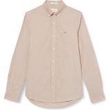 GANT Slim Oxford overhemd voor heren, Warm kaki., S