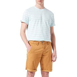 Timezone Jannotz Shorts voor heren, slim, mustard yellow, 30W