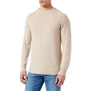 Selected Homme Heren Slhnewcoban Lambs Wool Crew Neck W Noos Pullover, Kelp, S