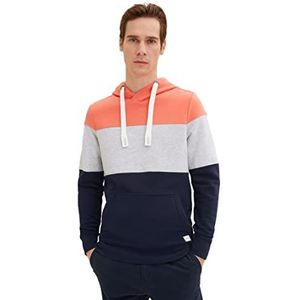 TOM TAILOR Uomini Sweatshirt 1037094, 11834 - Soft Peach Orange, XS