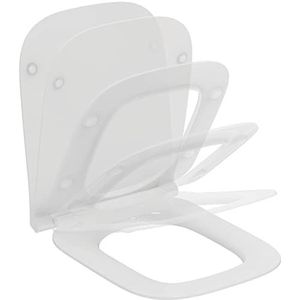 Ideal Standard - i.life B wc-bril met soft-sluiting, scharnieren van metaal, wit