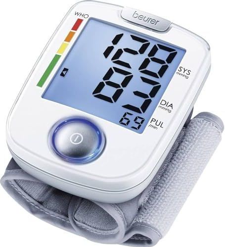 Beurer BC 44 polsbloeddrukmeter, met comfortabele bediening met één knop voor eenvoudige, volautomatische bloeddruk- en hartslagmeting aan de pols