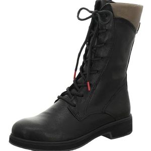 THINK! Dames COGITA_3-000675 chroomvrij gelooide duurzame enkellaarzen, 000 zwart/combi, 36 EU