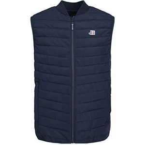 JACK & JONES PLUS Heren Jcologan Bodywarmer Kraag Pls Vest, marine Blazer, 4XL