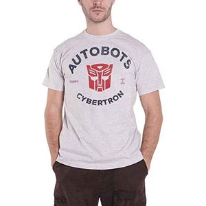 Transformers Autobots T-shirt voor heren, grijs gemêleerd, M, 88% katoen, 12% polyester, fan-merch, tv-serie