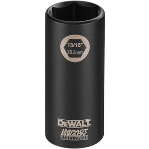 DEWALT Impact Socket, diep, SAE, 3/8 inch aandrijving, 3/4 inch (DW2290)