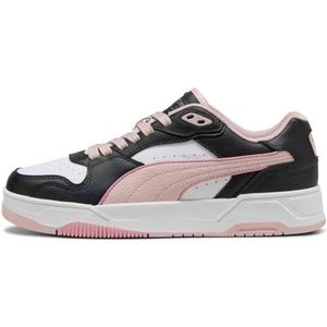 PUMA Unisex RBD Break Low Sneaker, wit-Poised Roze Zwart, 9.5 UK, Puma Wit Poised Roze PUMA Zwart, 44 EU
