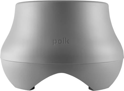 Polk Audio Atrium Sub 100 Buitenluidspreker, 10"" 200W Subwoofer, Duurzaam All-Weather Ontwerp, Geschikt voor Atrium SAT300 - Grijs