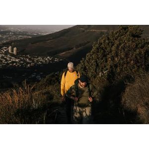 FJALLRAVEN 87303-232 Forever Nature Badge LS M lang shirt heren Buckwheat Brown maat XS