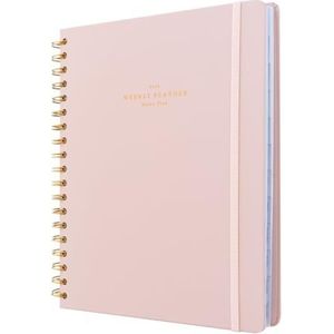 Kokonote Agenda 2024 2025 Dusty Pink - Weekagenda 17 Maanden 2024 2025 - Weekplanner 24 25 - Weekkalender - Afspraakplanner