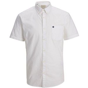 SELECTED HOMME Heren Regular Fit Business Shirt Collect Shirt. Ss R Noos H, wit (white), XXL