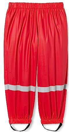 Playshoes - Regenbroek met Fleece voering voor kinderen - Rood - maat 86cm