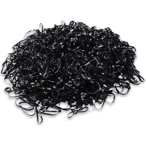 OOTDAY Mini-haarelastiekjes, elastische haarelastiekjes, 1000 stuks haarelastiekjes voor kinderen, mini-elastische haarbanden voor vrouwen meisjes, vlechten en dagelijkse kapsels