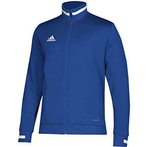adidas Heren T19 Sports Poly Track Jacket met volledige rits (Royal, S) jas, Königsblau, S