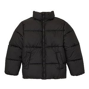 TOM TAILOR Meisjes Puffer winterjas, 29999-zwart, 176, 29999-zwart, 176 cm