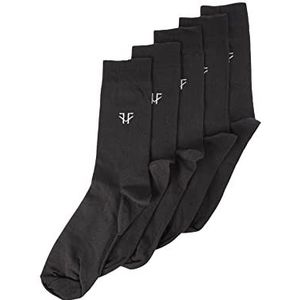 Trendyol Man met slogan 5 pack gebreide sokken, Zwart, One Size