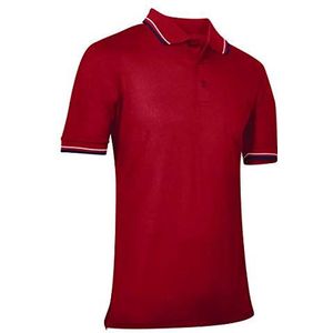 CHAMPRO Umpire Poloshirt; Volwassene Rood