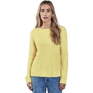 STREET ONE Structuurmix trui, Mellow Yellow Mel., 36