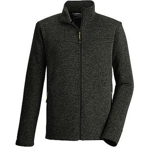 killtec Heren Gebreid fleecejack/jack met opstaande kraag KOW 3 MN JCKT, dark olive S, 39678-000