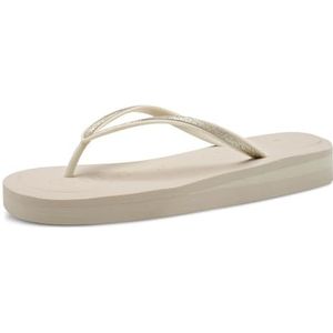 Tamaris 1-27223-44 slippers voor dames, champagne, 36 EU