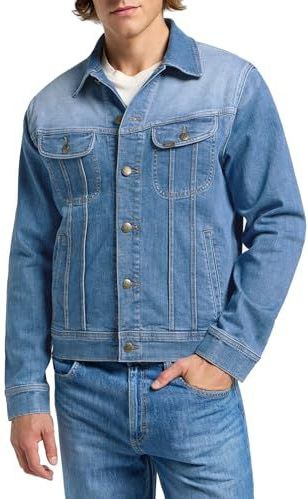 LEE - Rider - Jack - Denim - Blauw - Regular Fit