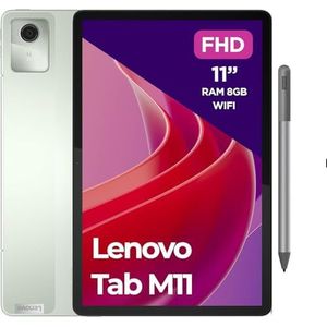 Lenovo Tab M11 Mediatek 128 GB 27,9 cm (11") 8 GB Wi-Fi 5 (802.11ac) Android 13 Groen