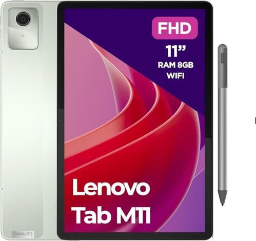 Lenovo Tab M11 Mediatek 128 GB 27,9 cm (11") 8 GB Wi-Fi 5 (802.11ac) Android 13 Groen
