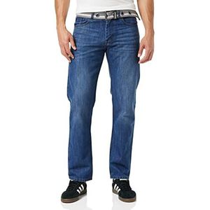 Enzo Skinny jeans voor heren, Blauwe Midwash, 48W / 30L