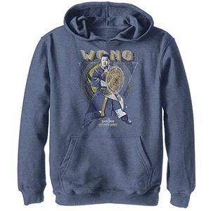 Marvel Wong Sorcerer Hoodie voor kinderen, uniseks, Marineblauw Heather, M