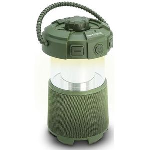 METRONIC 477506 Outdoor Splashproof Oplaadbare Lantaarn Luidspreker met Draaggreep