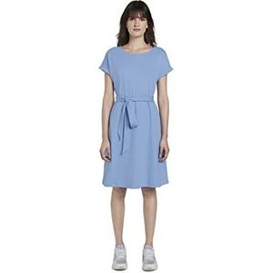 TOM TAILOR mine to five Dames Jurk met ceintuur 1017873, 11139 - Soft Charming Blue, 44